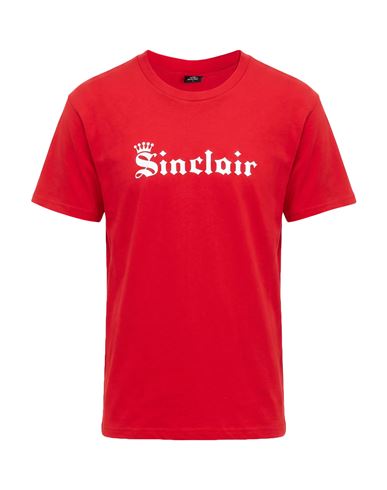Sinclair Man T-shirt Tomato Red Size S Cotton