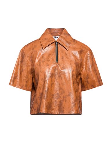Msgm Top Mujer Cuero 36 Mujer