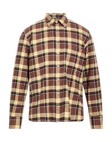 Universal Works Man Shirt Brown Size S Cotton