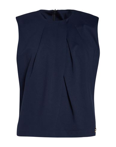 Cafènoir Woman Top Navy Size Xl Viscose, Nylon, Elastane