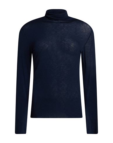 White Wise Woman T-shirt Midnight Blue Size Xs Viscose, Nylon, Cashmere, Elastane