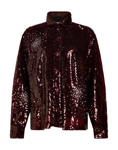Des_phemmes Woman Shirt Burgundy Size 4 Polyester In Red