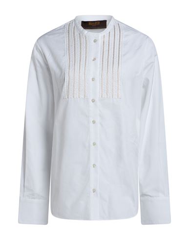 Moorer Woman Shirt White Size 4 Cotton