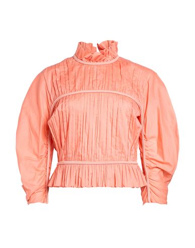 Alberta Ferretti Woman Shirt Salmon Pink Size 2 Cotton