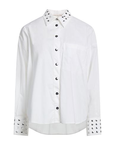 Akep Woman Shirt White Size 4 Cotton