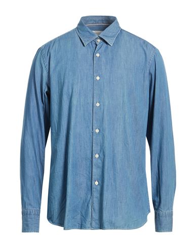 Jeanshemd Herren Taubenblau 42 Herren