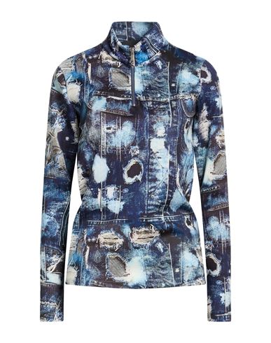 Richmond Woman T-shirt Blue Size S Polyester, Elastane
