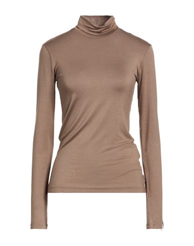 Hinnominate Woman Top Taupe Size S Viscose, Elastane In Grey