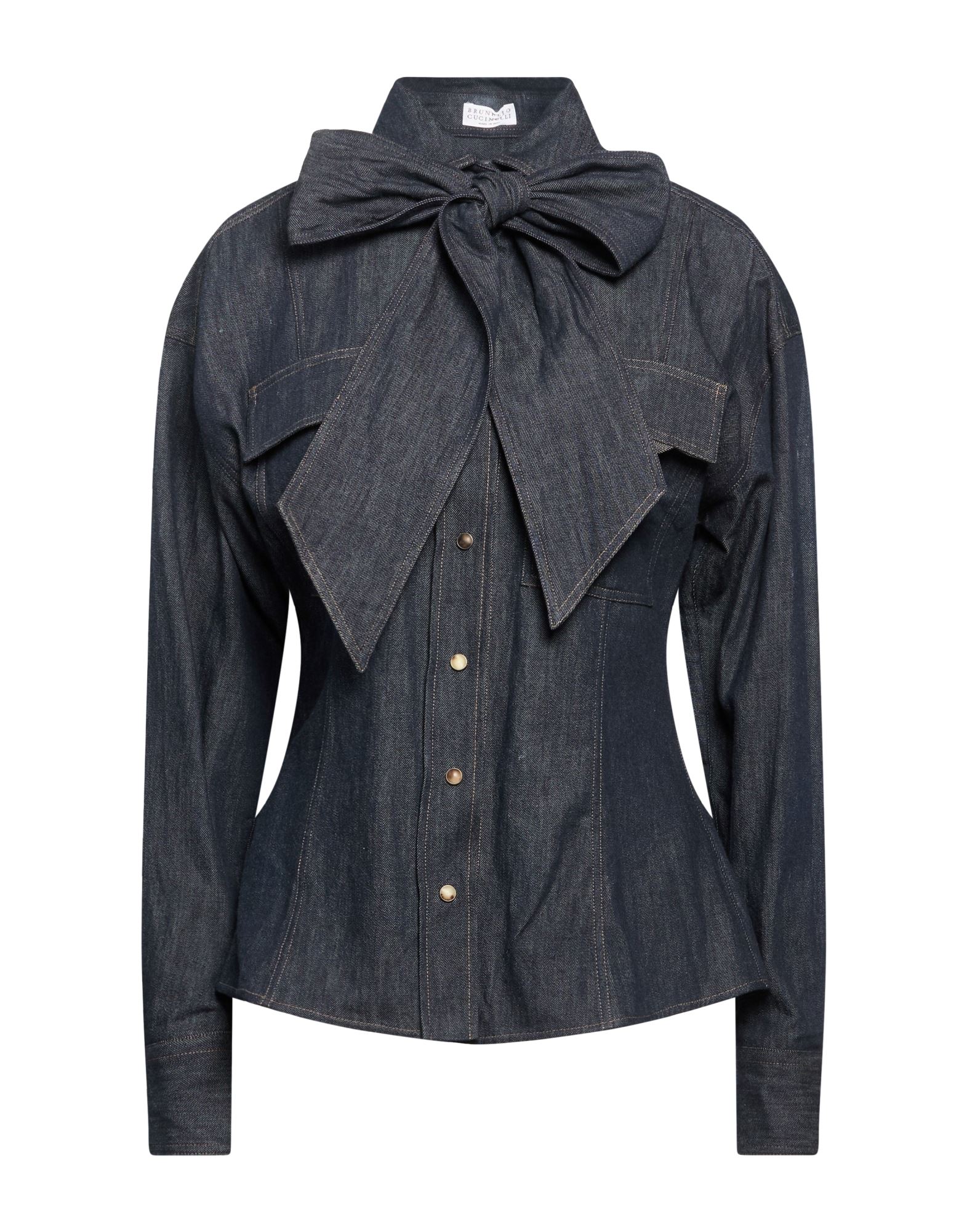 BRUNELLO CUCINELLI BRUNELLO CUCINELLI ΜΠΛΟΥΖΑΚΙΑ Πουκάμισο denim