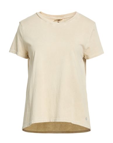 Deha Woman T-shirt Beige Size M Cotton