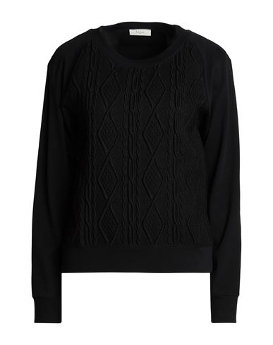 Paul Smith Woman Sweatshirt Black Size S Acrylic, Wool, Acetate, Viscose, Polyamide