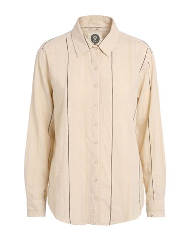 Bsbee Woman Shirt Beige Size S Cotton