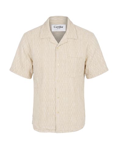 Corridor Man Shirt Beige Size S Cotton