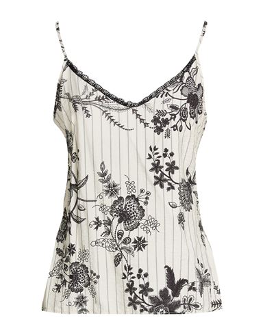 Please Woman Top Light Grey Size S Viscose, Polyamide