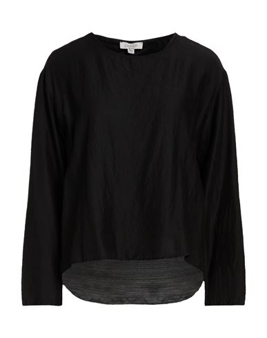 Crossley Woman Top Black Size S Silk, Wool