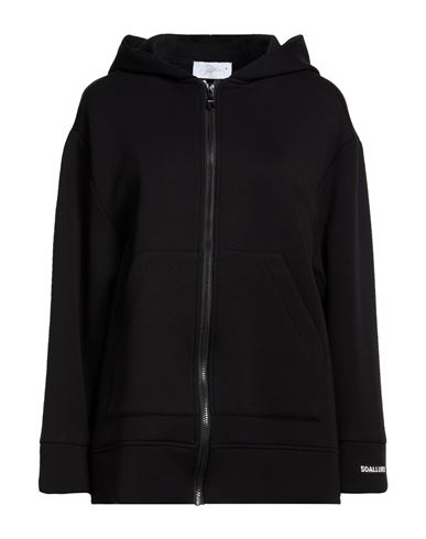 Soallure Woman Sweatshirt Black Size Xs Viscose, Elastane