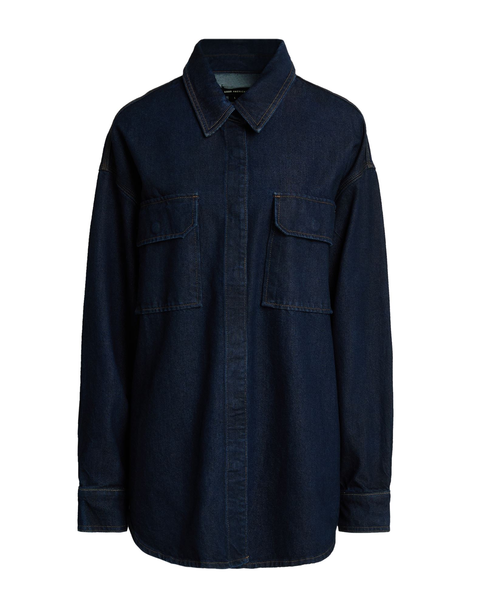 GOOD AMERICAN ΜΠΛΟΥΖΑΚΙΑ Πουκάμισο denim