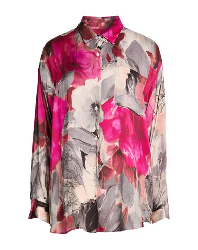 Alexingh Woman Shirt Fuchsia Size 6 Viscose In Multi