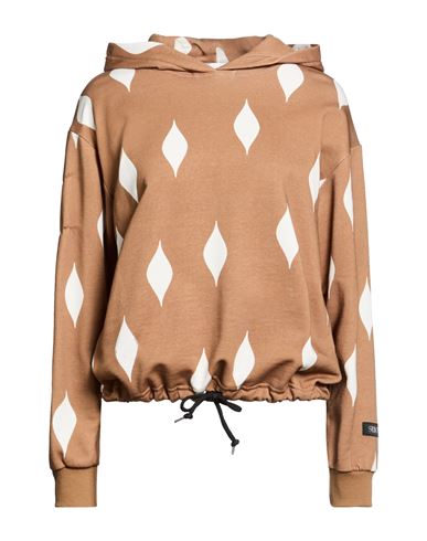 Shoe® Shoe Woman Sweatshirt Camel Size S Cotton In Beige