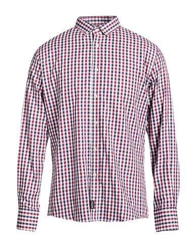 Three Stroke Man Shirt Burgundy Size S Cotton In Multi