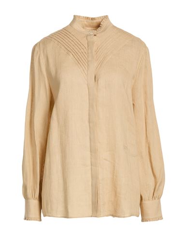 Jacob Cohёn Woman Shirt Beige Size 2 Linen