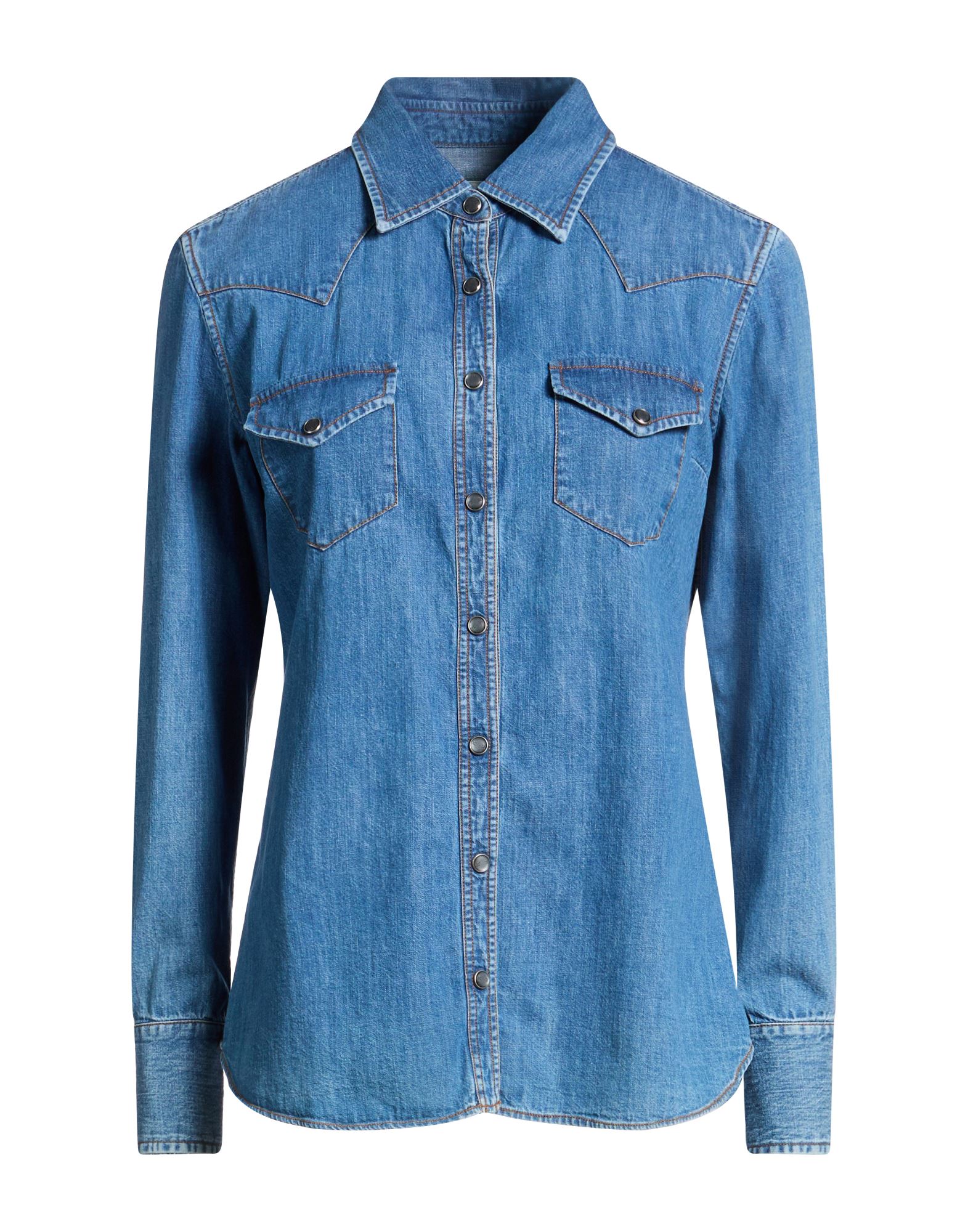PT Torino ΜΠΛΟΥΖΑΚΙΑ Πουκάμισο denim