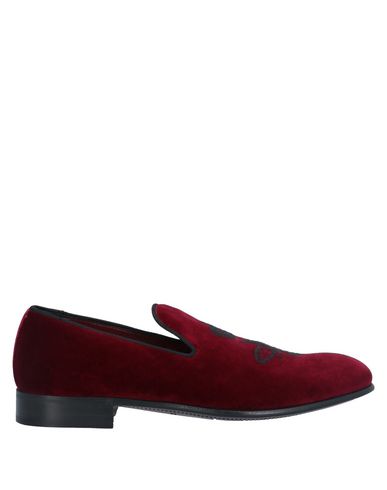 Man Loafers Burgundy Size 7 Cotton