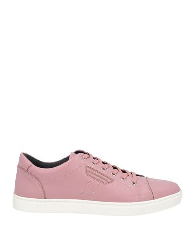 Man Sneakers Pastel pink Size 8 Calfskin