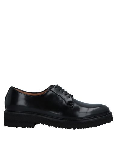 Woman Lace-up shoes Black Size 9 Soft Leather