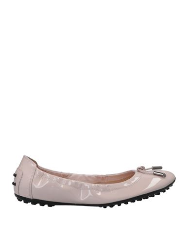 Tod's Woman Ballet Flats Light Pink Size 5 Soft Leather