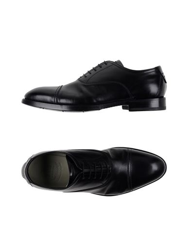 Shop Fabi Man Lace-up Shoes Black Size 6 Soft Leather