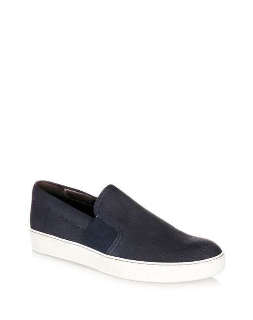 Lanvin Men's Textured Leather Slip-On Sneakers Lanvin Men's Textured Leather Slip-On Sneakers