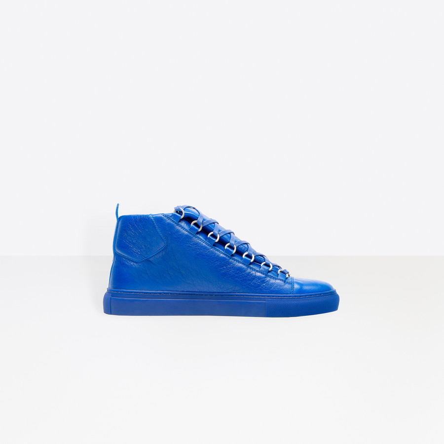 balenciaga arena high blue