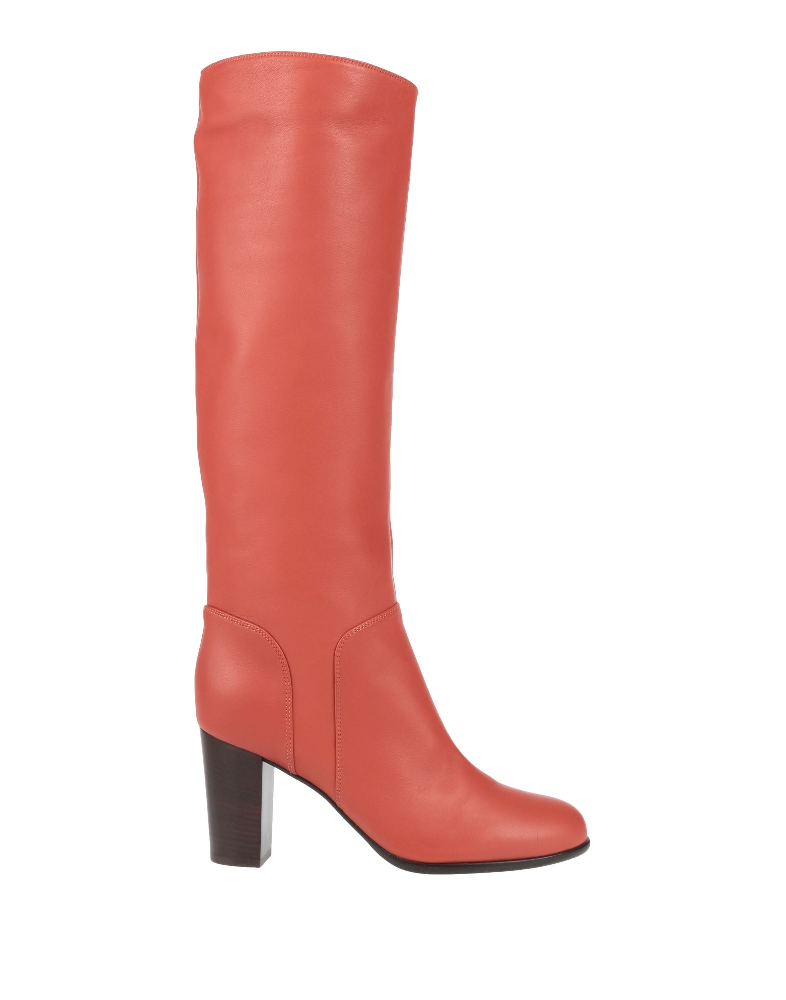 Sergio Rossi Knee Boots In Rust