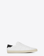 SAINT LAURENT Sneakers D Signature COURT CLASSIC SL/06 Sneaker in White and black Leather f