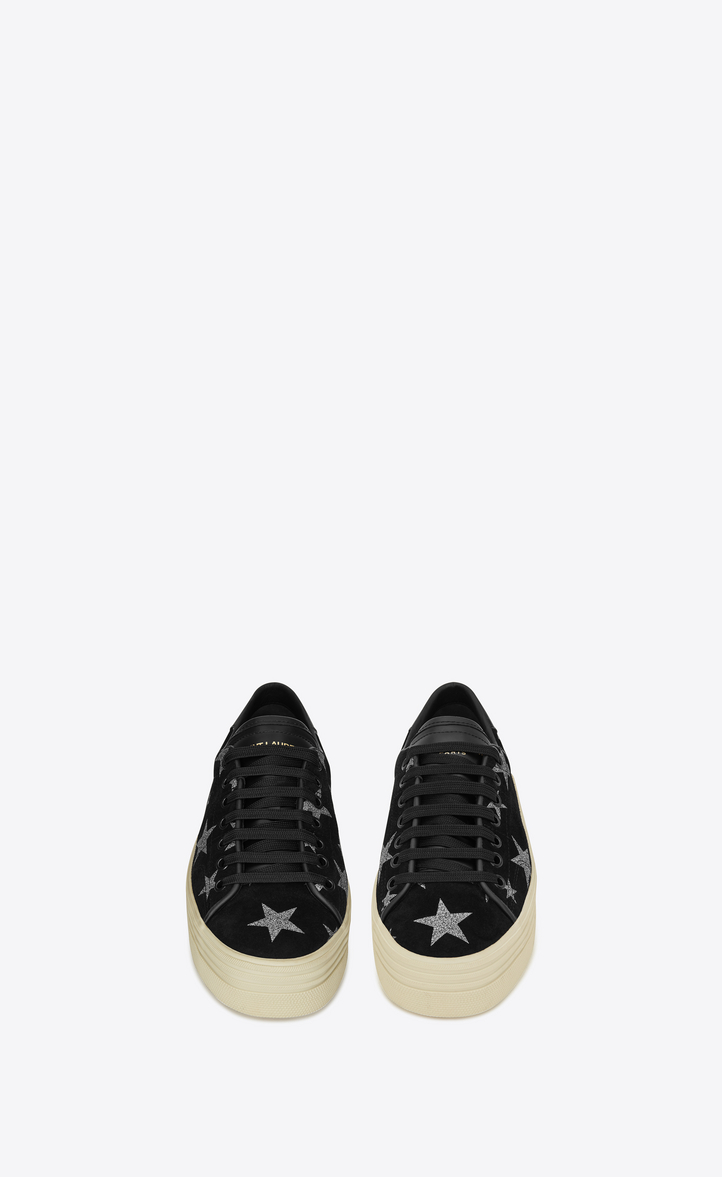 ‎Saint Laurent ‎Signature COURT CLASSIC SL/39 Platform Sneaker In Black