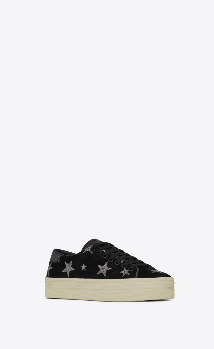 ‎Saint Laurent ‎Signature COURT CLASSIC SL/39 Platform Sneaker In Black