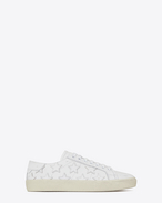 SAINT LAURENT Sneakers D Signature COURT CLASSIC SL/06 CALIFORNIA Sneaker in Off White Distressed Leather f