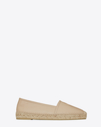 SAINT LAURENT Espadrille D MONOGRAM ESPADRILLE in Rose Leather f