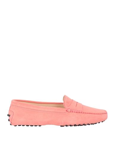 Tod's Woman Loafers Pink Size 8.5 Leather
