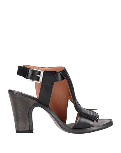 ® Buttero Woman Sandals Black Size 6.5 Soft Leather