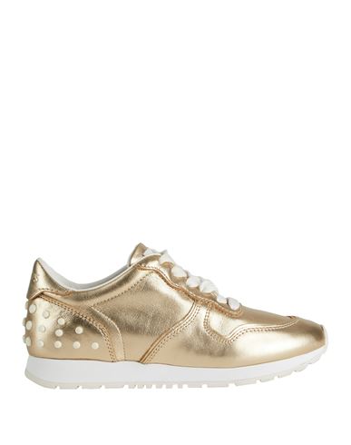 Woman Sneakers Gold Size 4 Leather