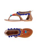%PERCENT Damen Zehentrenner Farbe Blau Gr��e 7