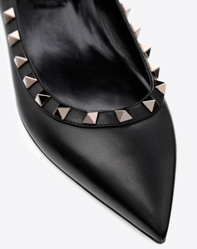 valentino noir rockstud pumps