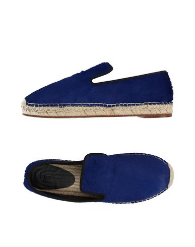 Celine Woman Espadrilles Blue Size 7 Leather