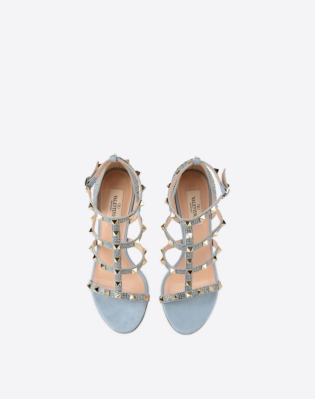 valentino crystal rockstud shoes