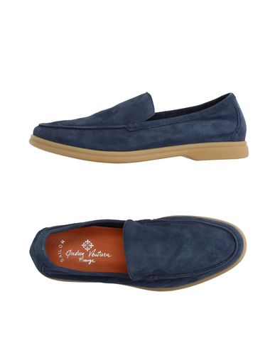 Man Loafers Blue Size 6 Soft Leather