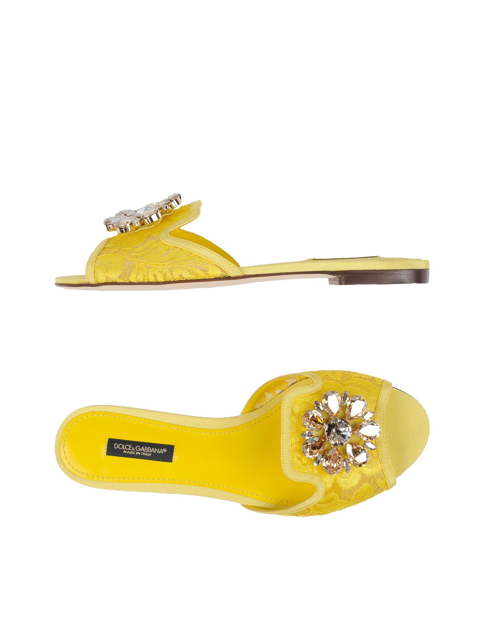 Dolce & Gabbana Sandals In Ocher