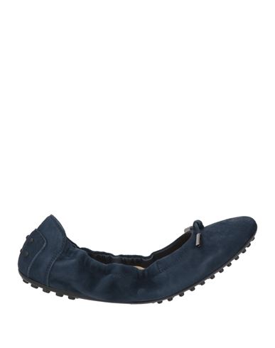 Tod's Ballet Flats In Navy Blue