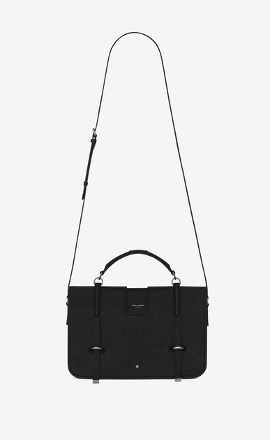 SAINT LAURENT Charlotte Damen Große Charlotte Messengertasche in Schwarz a_V4